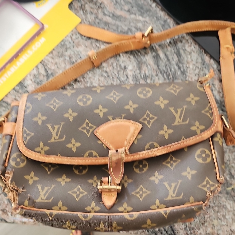 Louis Vuitton Brown Monogram Crossbody Bag with Iconic Design
